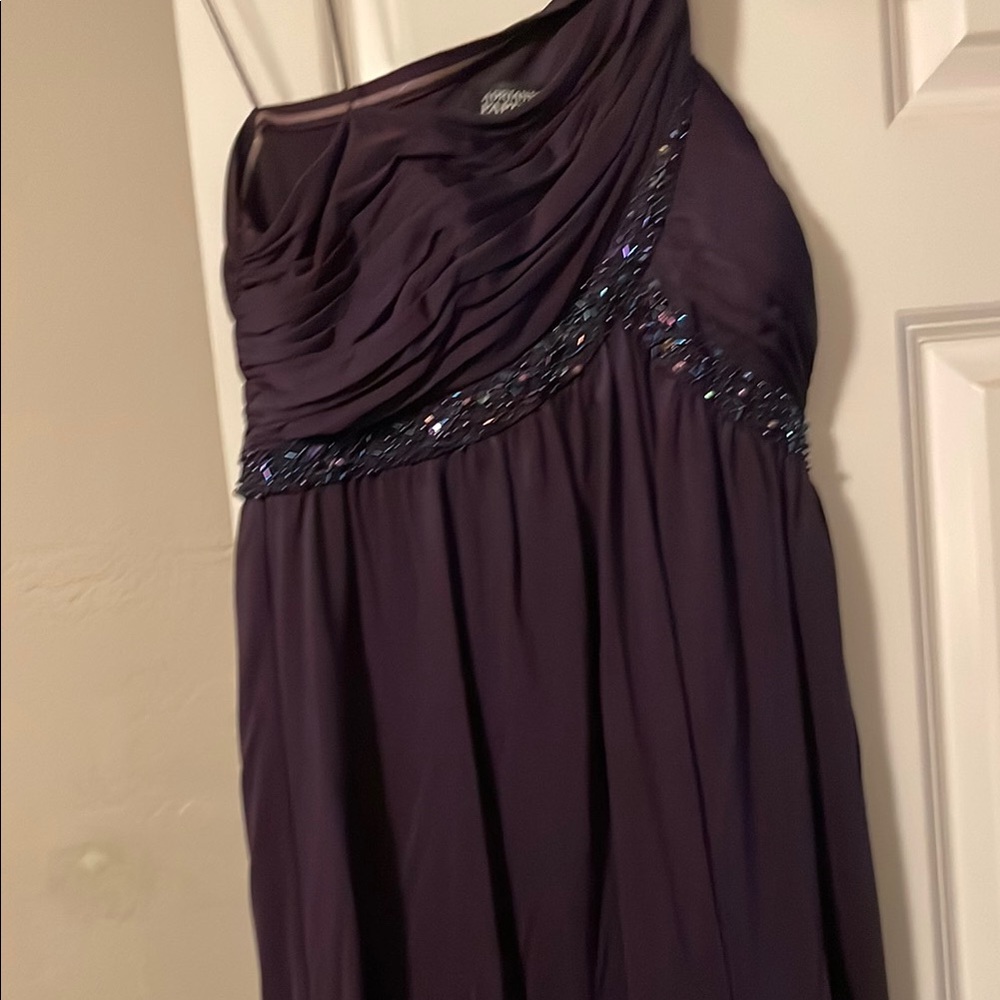 Elegant Purple Evening Dress